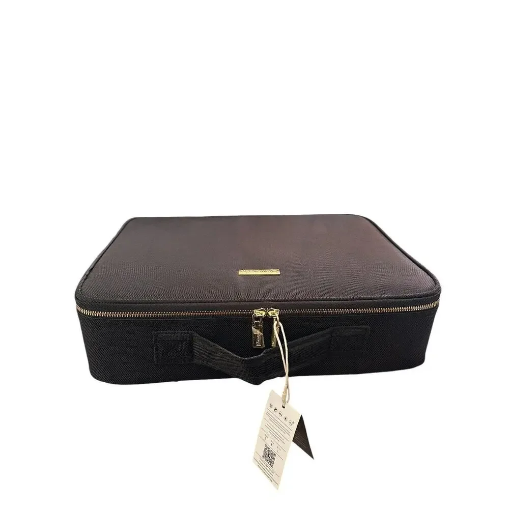 NEW ROWNYEON Makeup Bag Organizer Cosmetic Train Case Travel Case Portable